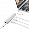 Мультипереходник Satechi Slim Aluminum Type-C Multi-Port Adapter 4K HDMI (Silver) купить в интернет-магазине icover