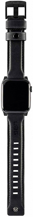 Ремешок Urban Armor Gear Leather (19148B114040) для Apple Watch Series 2/3/4 42/44 mm (Black) купить в интернет-магазине icover