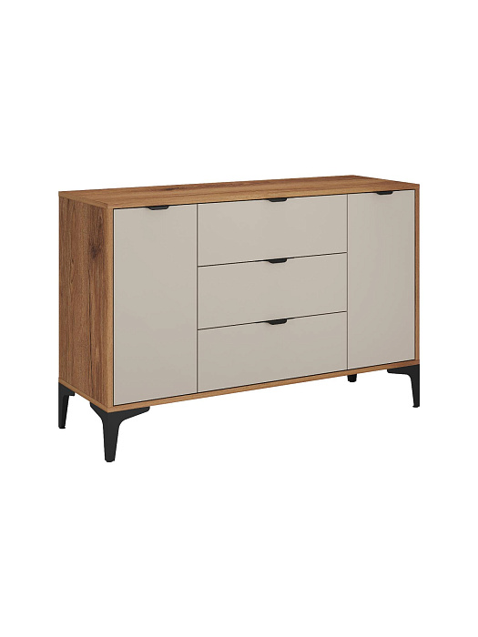 Комод Ridberg OKAYAMA 2Д/3Я (Dark Oak/Cashmire) купить в интернет-магазине icover