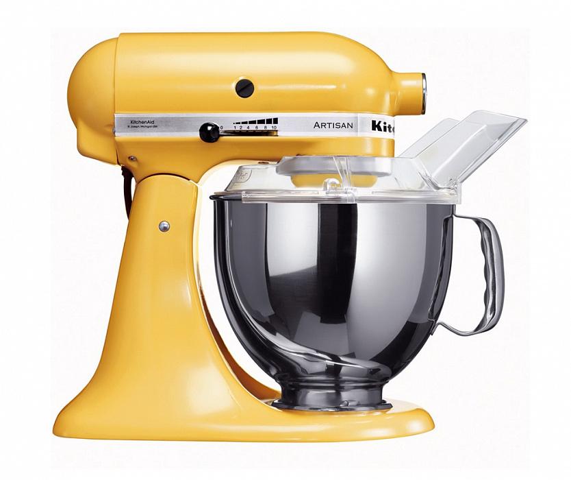 Планетарный миксер KitchenAid Artisan 5KSM150PSEMY (Majestic Yellow) купить в интернет-магазине icover