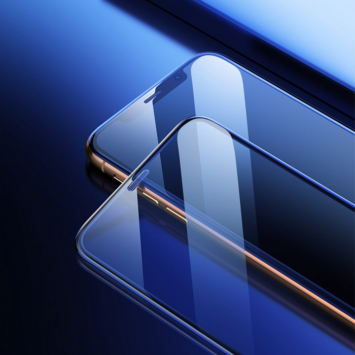 Защитное стекло Baseus Full-screen Curved Tempered (SGAPIPH58-WA01) для iPhone X/Xs (Black) купить в интернет-магазине icover