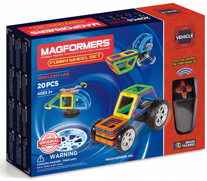 Магнитный конструктор Magformers Funny Wheel Set (707012) купить в интернет-магазине icover