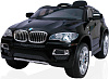 Barty BMW X6 (BMW-X6-JA-JJ258_black1) - электромобиль одноместный + кожаный чехол на сиденье (Glossy black) купить в интернет-магазине icover