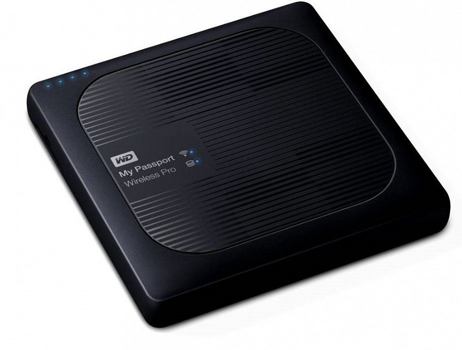 Внешний накопитель Western Digital My Passport Wireless Pro 2.5" USB 3.0 3Tb WDBSMT0030BBK-RESN (Black) купить в интернет-магазине icover
