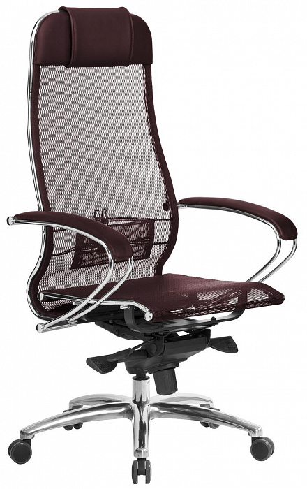 Офисное кресло METTA Samurai S-1.04 (Dark Bordo) купить в интернет-магазине icover