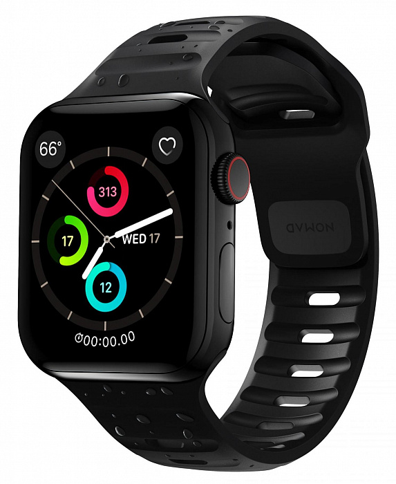 Ремешок Nomad Sport Strap (NM1Am10000) для Apple Watch 44mm/42mm (Black) купить в интернет-магазине icover