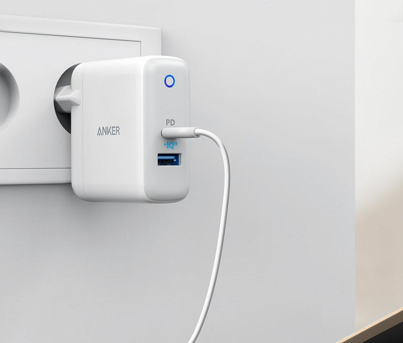 Сетевое зарядное устройство Anker Powerport 2 A2321321 (White) купить в интернет-магазине icover