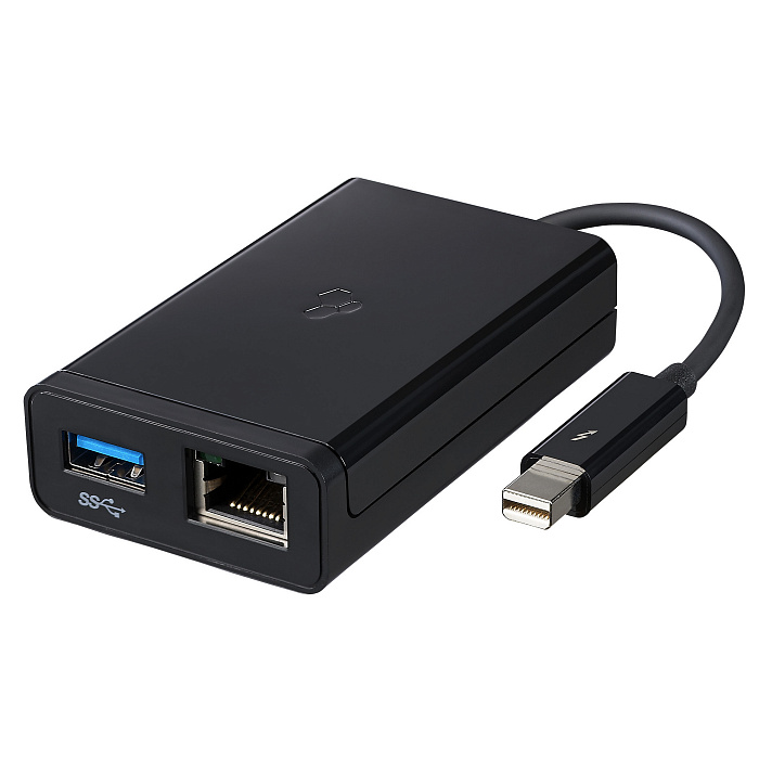 Sonnet USB 3.0 + Gigabit Ethernet Thunderbolt Adapter (TB-USB3GE) - внешний адаптер (Black) купить в интернет-магазине icover