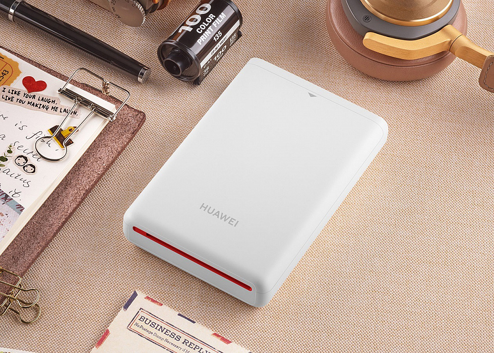 Портативный принтер Huawei Pocket Photo Printer (White) купить в интернет-магазине icover