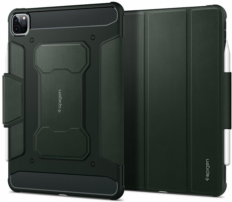 Чехол Spigen Rugged Armor Pro (ACS01026) для iPad Pro 11" 2018/2020/21 (Military Green) купить в интернет-магазине icover
