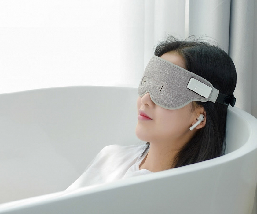 Умная маска для сна Xiaomi Easy Air Brain Wave (Grey) купить в интернет-магазине icover