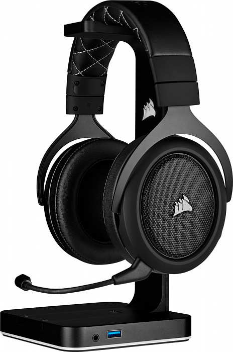 Беспроводная игровая гарнитура Corsair Gaming HS70 Pro CA-9011211-EU (Carbon) купить в интернет-магазине icover