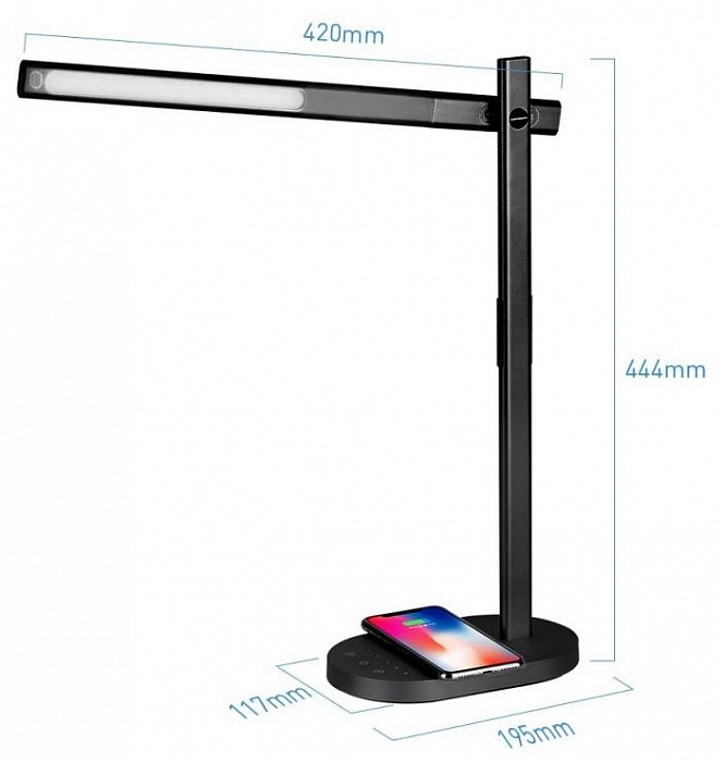 Настольная лампа Momax Q.LED Desk Lamp QL1A (Black) купить в интернет-магазине icover