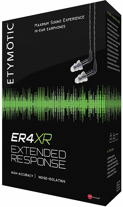 Etymotic Research ER4XR Extended Response (15119331) - внутриканальные наушники (Black) купить в интернет-магазине icover