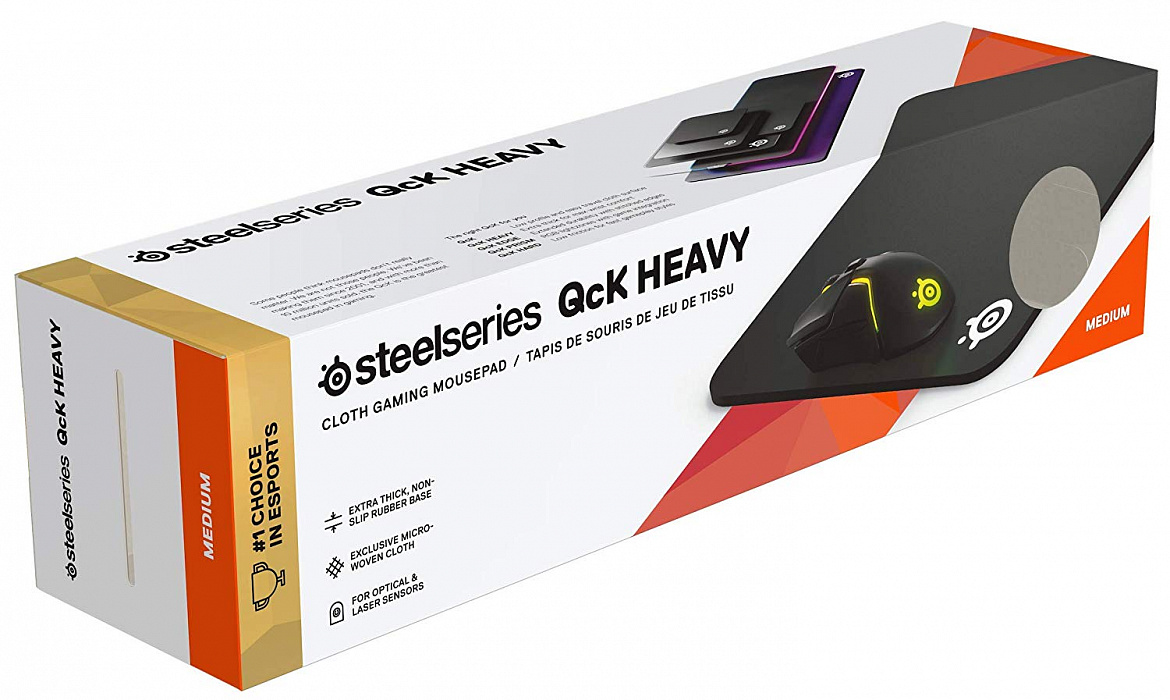 Коврик для мыши SteelSeries QcK Heavy M (Black) купить в интернет-магазине icover