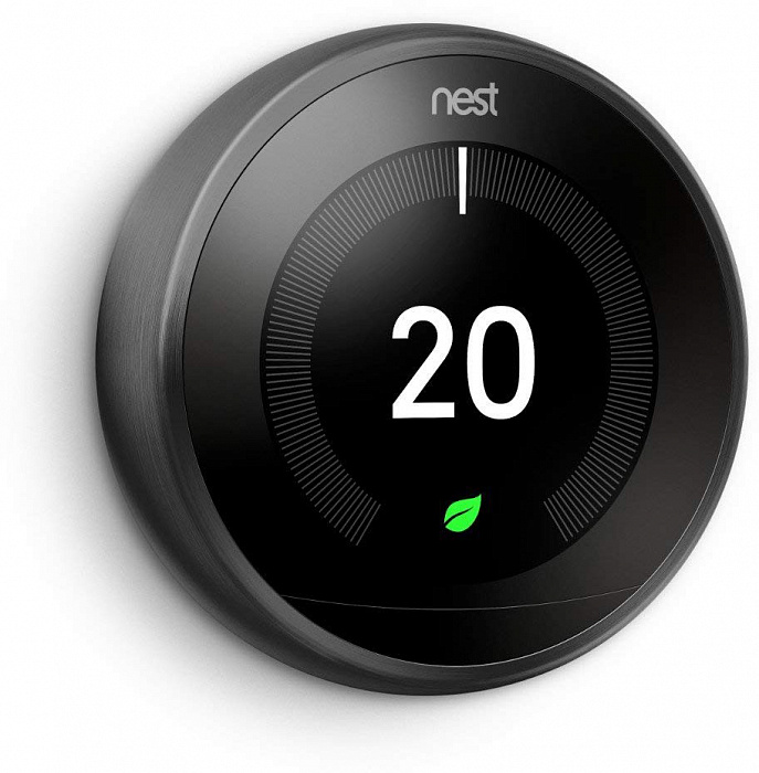 Термостат Nest Learning Thermostat 3.0 (Black) купить в интернет-магазине icover