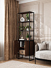 Стеллаж лофт RIDBERG DENVER модуль 1 (Dark Oak/Black) купить в интернет-магазине icover
