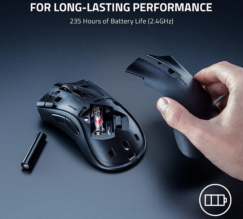 Игровая мышь Razer DeathAdder V2 X HyperSpeed RZ01-04130100-R3G1 (Black) купить в интернет-магазине icover