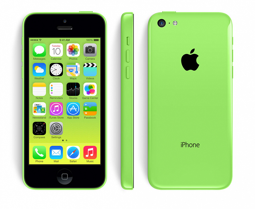 Apple iPhone 5C 8Gb Green (MG912RU/A) LTE купить в интернет-магазине icover