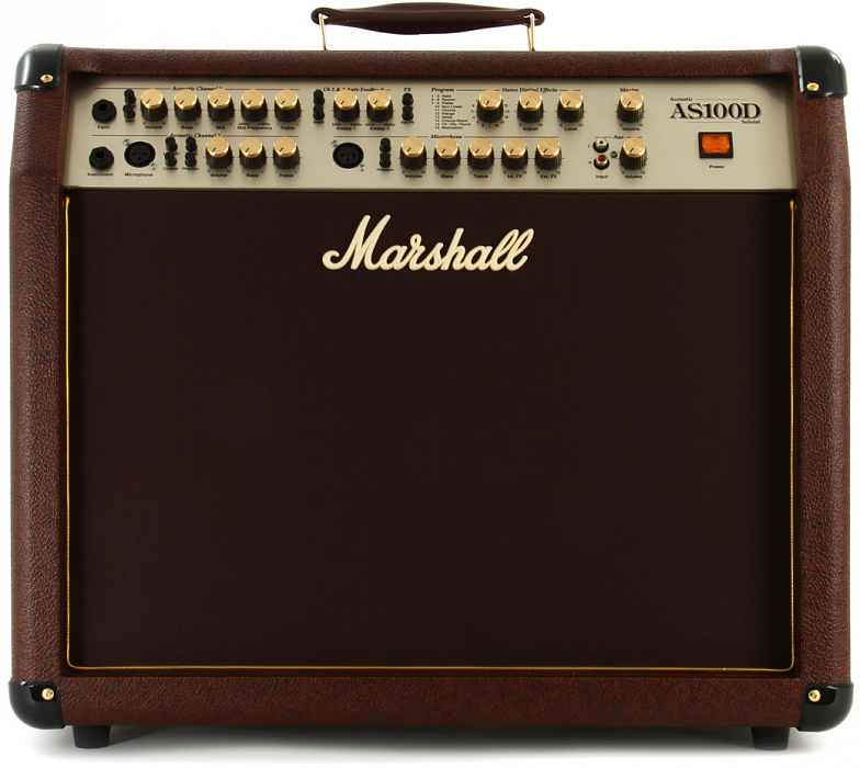 Гитарный комбоусилитель Marshall AS100D Acoustic Soloist Combo (Brown) купить в интернет-магазине icover