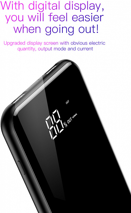 Внешний аккумулятор Baseus Wireless Charge Power Bank 8000 mah (Black) купить в интернет-магазине icover