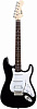 Fender Squier Bullet Stratocaster RW (A026531) - электрогитара (Black) купить в интернет-магазине icover