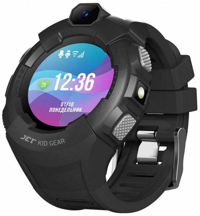 Детские умные часы Jet Kid GEAR (Black/Grey) купить в интернет-магазине icover