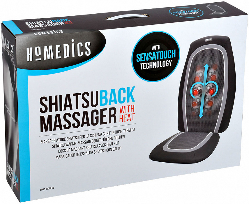 HoMedics BMSC-3000H-EU - массажная накидка (Black) купить в интернет-магазине icover