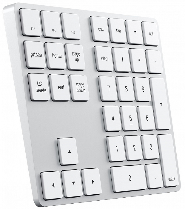 Беспроводная клавиатура Satechi Bluetooth Extended Keypad ST-XLABKS (Silver) купить в интернет-магазине icover