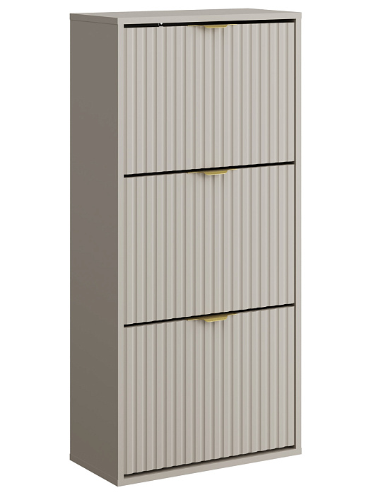 Тумба для обуви RIDBERG LUGANO 3Я (Cashmere/Gold) купить в интернет-магазине icover