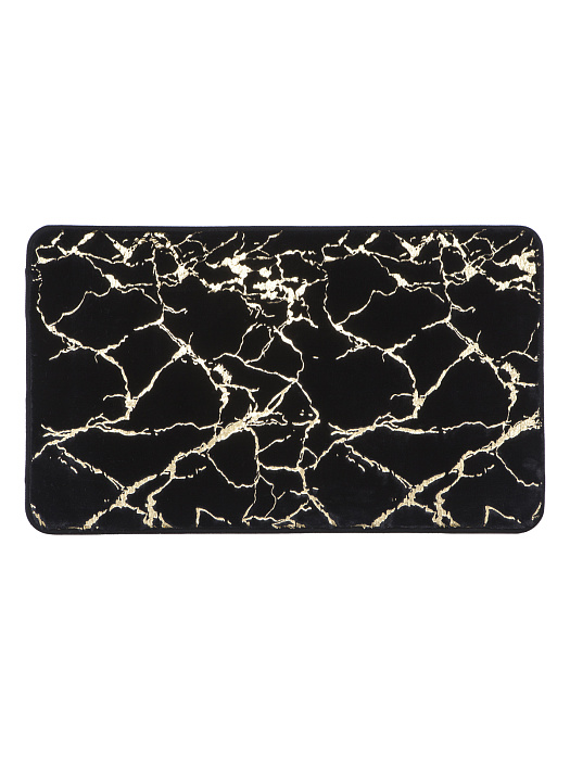 Набор ковриков для ванной Ridberg с блестками 50x80,40x60 (Black/Gold) купить в интернет-магазине icover