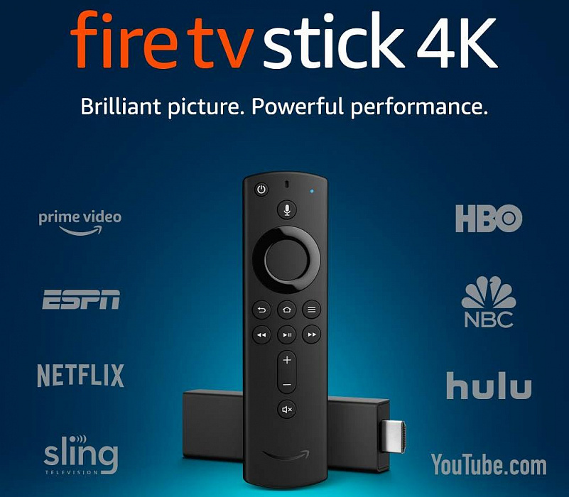 Медиаплеер Amazon Fire TV Stick 4K (Black) купить в интернет-магазине icover