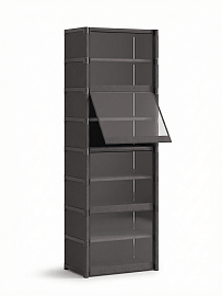 Обувница с дверкой Ridberg 9 полок (Black) купить в интернет-магазине icover
