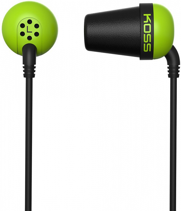 Koss The Plug (15116976) - внутриканальные наушники (Green) купить в интернет-магазине icover