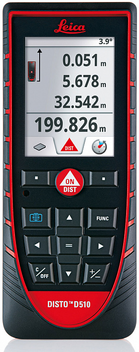 Лазерный дальномер Leica Disto D510 792290 (Black) купить в интернет-магазине icover