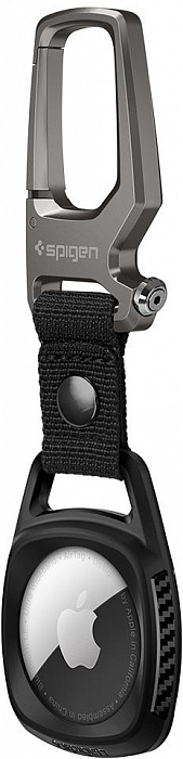 Чехол-держатель Spigen Rugged Armor (AMP01565) для Apple AirTag (Black) купить в интернет-магазине icover
