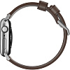 Ремешок Nomad Modern Strap (NM1A4RSM00) для Apple Watch Series SE/6/2/3/4 42/44 mm (Brown/Silver) купить в интернет-магазине icover