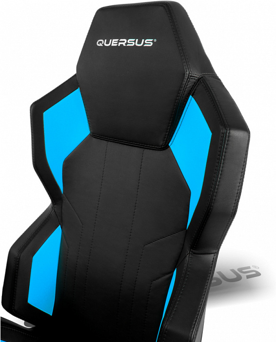 Игровое кресло Quersus Geos G702/XB (Black/Blue) купить в интернет-магазине icover