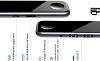 USB-концентратор Baseus Mirror Series Multifunctional Wireless Charger USB-C CAHUB-AZ0G (Black) купить в интернет-магазине icover