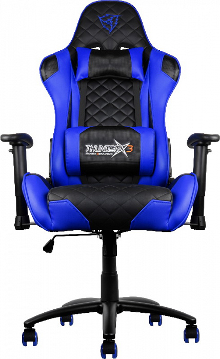 Игровое кресло ThunderX3 TGC12 TX3-12BB (Blue/Black) купить в интернет-магазине icover