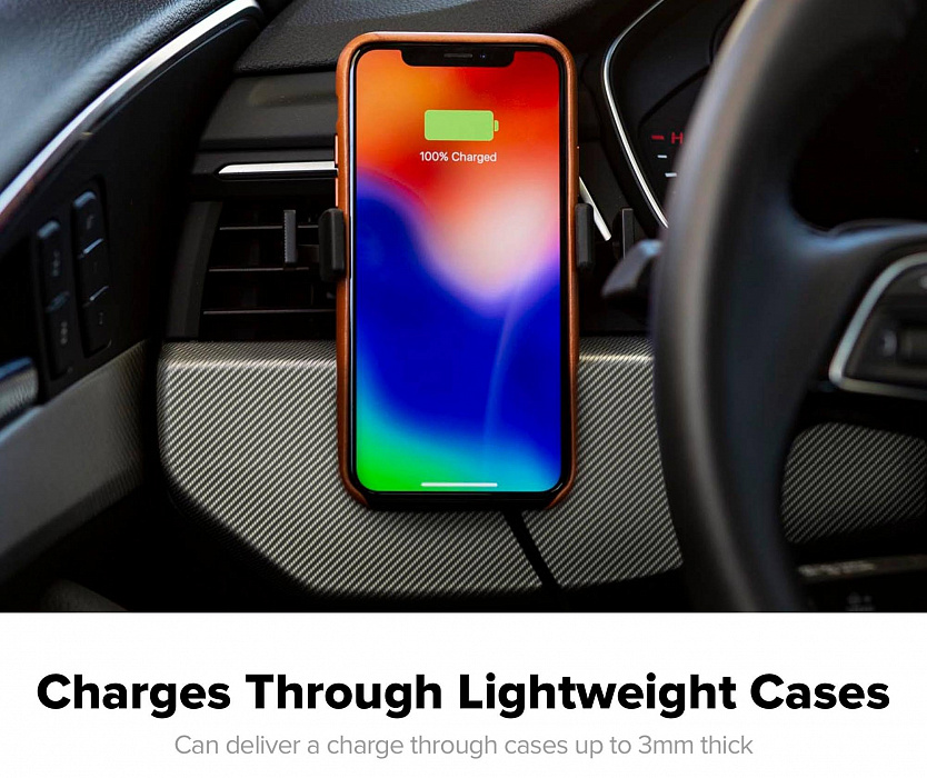 Автомобильная зарядка Mophie Mophie Charge Stream Vent Mount (409901475) купить в интернет-магазине icover