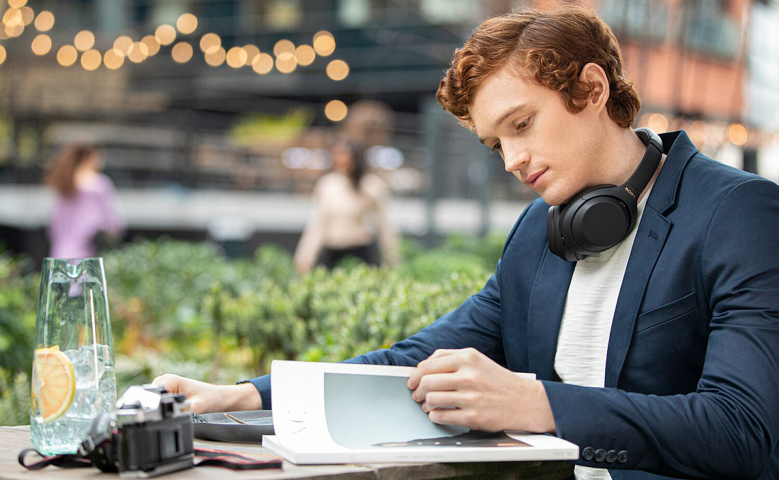 Bluetooth-наушники с микрофоном Sony WH-1000XM4 (Black) купить в интернет-магазине icover