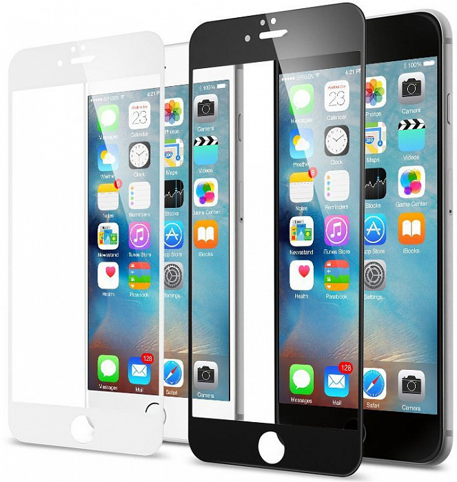 uBear 3D Full Cover Premium Glass Screen Protector (GL05BL03-I6) - защитное стекло для iPhone 6/6S (Black) купить в интернет-магазине icover