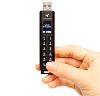 Защищенный USB-накопитель DataLocker Sentry K300 64Gb (Black) купить в интернет-магазине icover