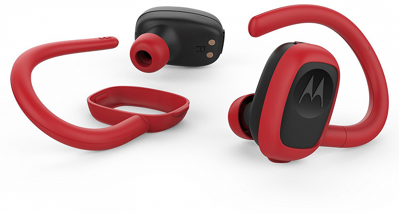 Bluetooth-наушники Motorola Stream Sport с микрофоном (Red) купить в интернет-магазине icover