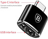 Переходник Baseus Adapter Converter USB-C - USB-A CATOTG-01 (Black) купить в интернет-магазине icover
