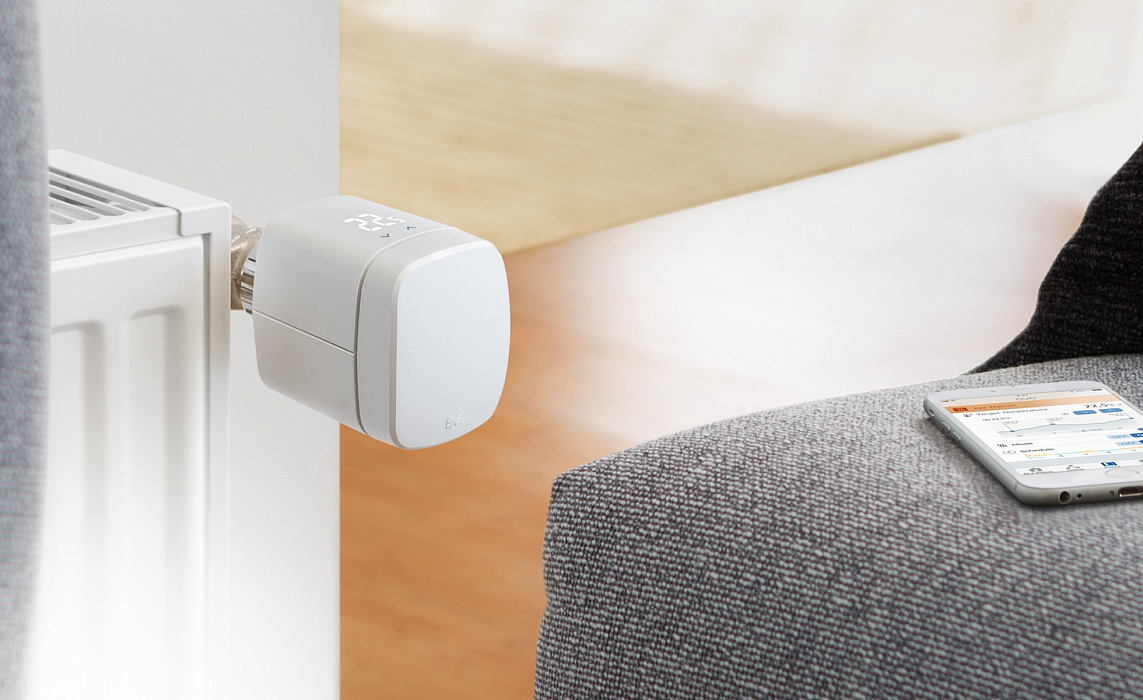 Термостат Elgato Eve Thermo 2017 (10EAR1701) для Apple Homekit купить в интернет-магазине icover