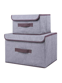 Набор коробок для хранения Ridberg 4.0 2 шт (Grey) купить в интернет-магазине icover