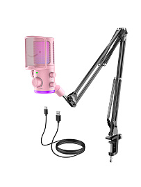 Купить конденсаторный микрофон fifine ampligame am6t (pink) в Москве. В нашем каталоге интернет-магазина icover.ru вы можете ознакомиться с ценами, подробным описанием, фотографиями и техническими характеристиками. Низкие цены. Высокое качество. Доставка по России. Заказать товары по телефону +7(495)229-39-50 Конденсаторный микрофон Fifine AmpliGame AM6T (Pink) купить в интернет-магазине icover