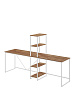 Стол письменный угловой лофт RIDBERG ФЛОРИДА (Oak/White) купить в интернет-магазине icover